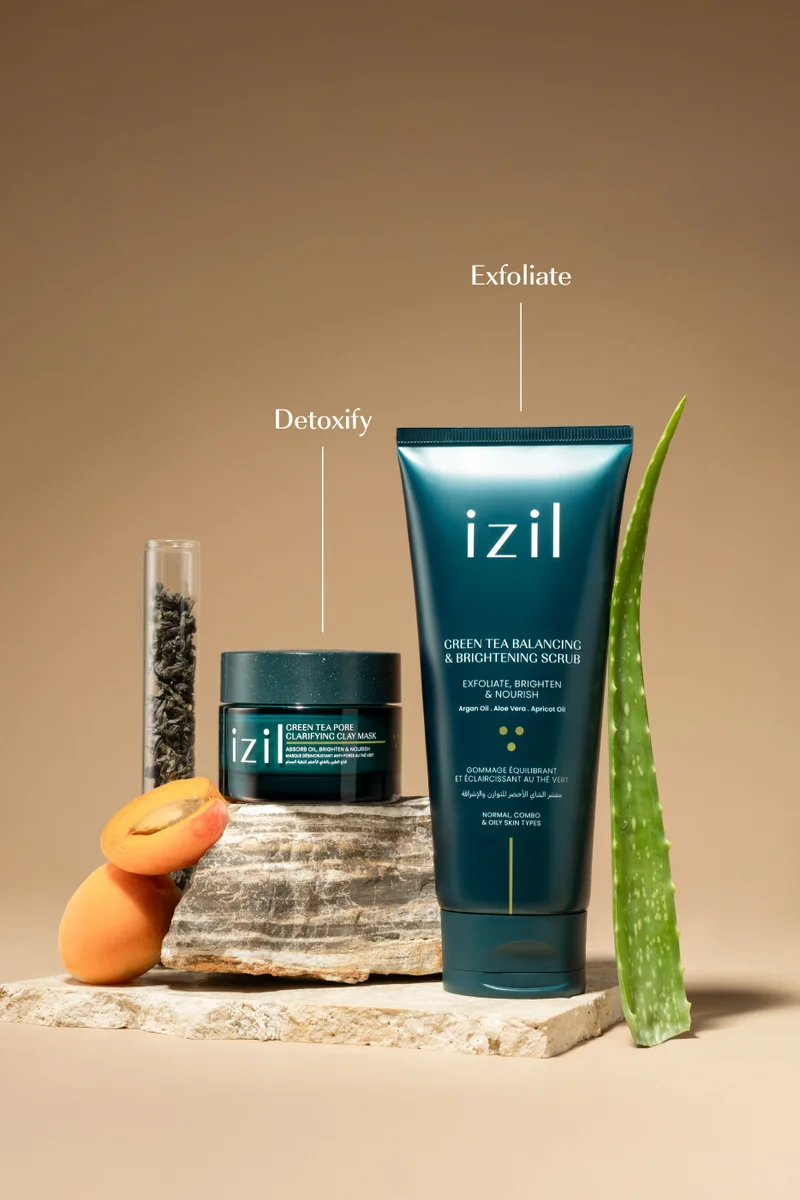 ازيل الشاي الأخضر ثنائي التفتيح